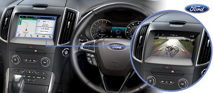ford S-Max reversing camera screen